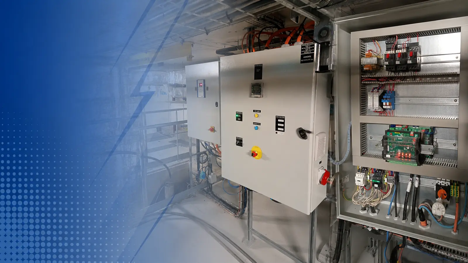 Installation et armoire électrique industrielle