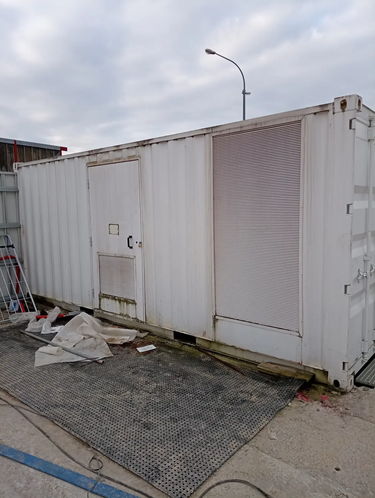 Poste haute tension temporaire de chantier
