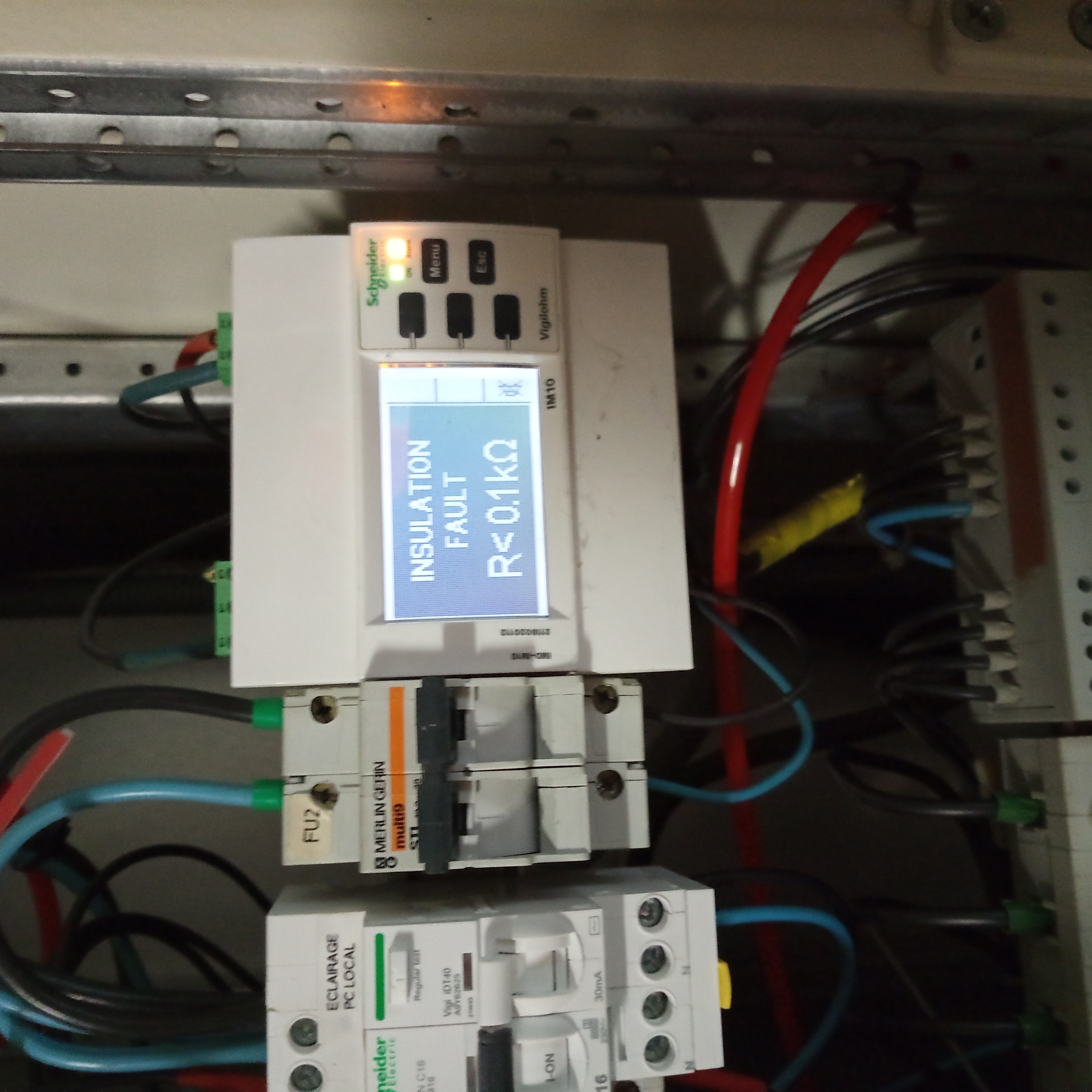 Anomalie d’isolement relevée sur un poste haute tension